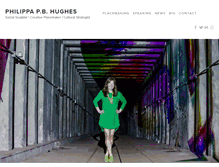 Tablet Screenshot of philippahughes.com